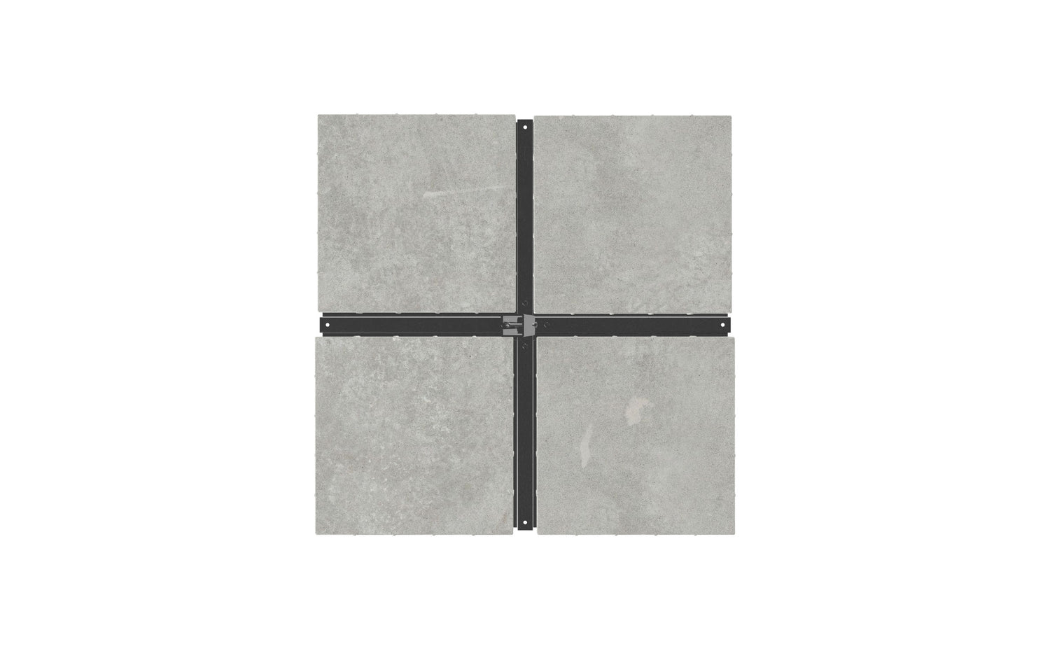 Korsfot med betong 105 x 105 cm, 169 kg