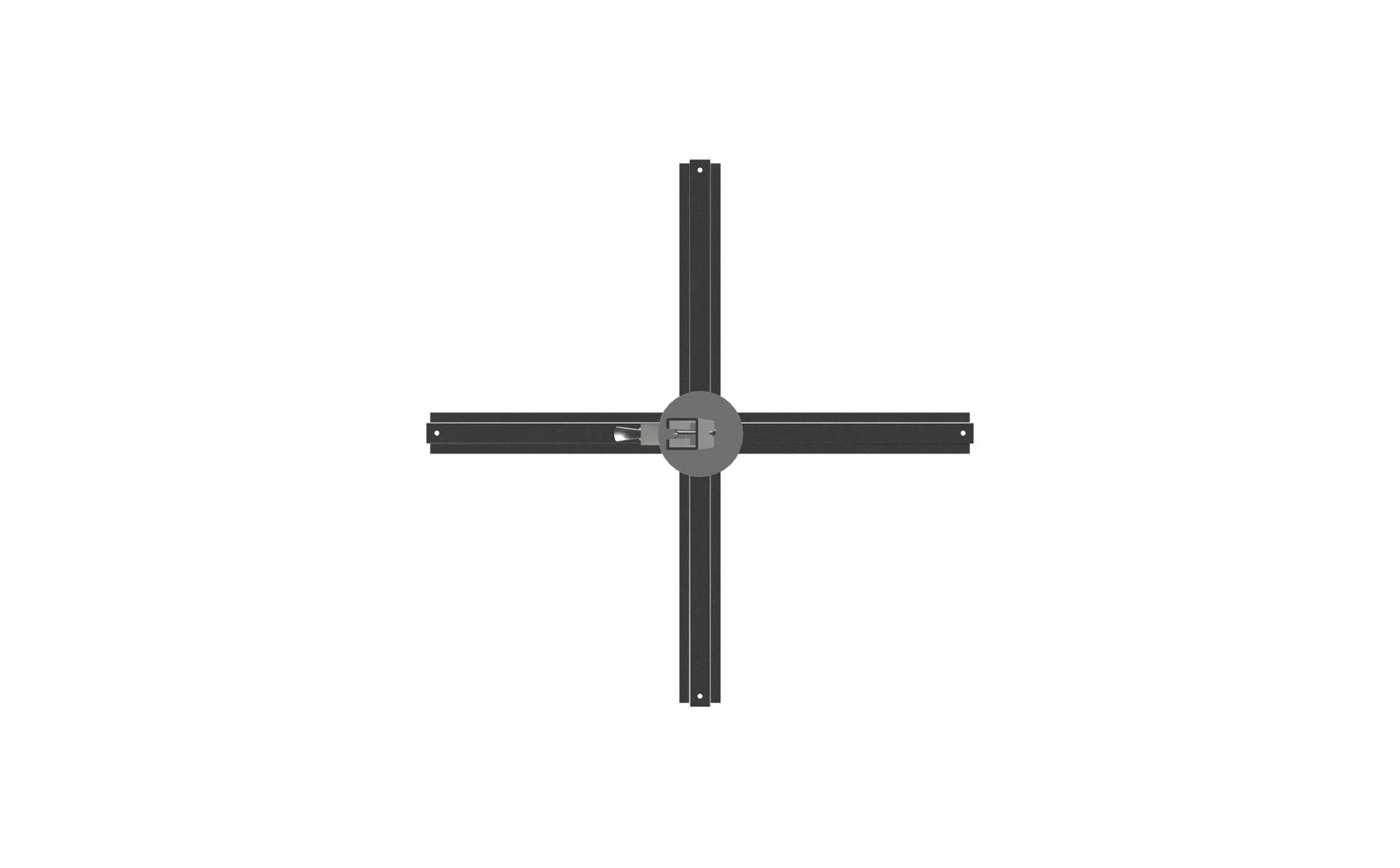 Korsfot utan betong med rotator 105 x 105 cm, 12 kg