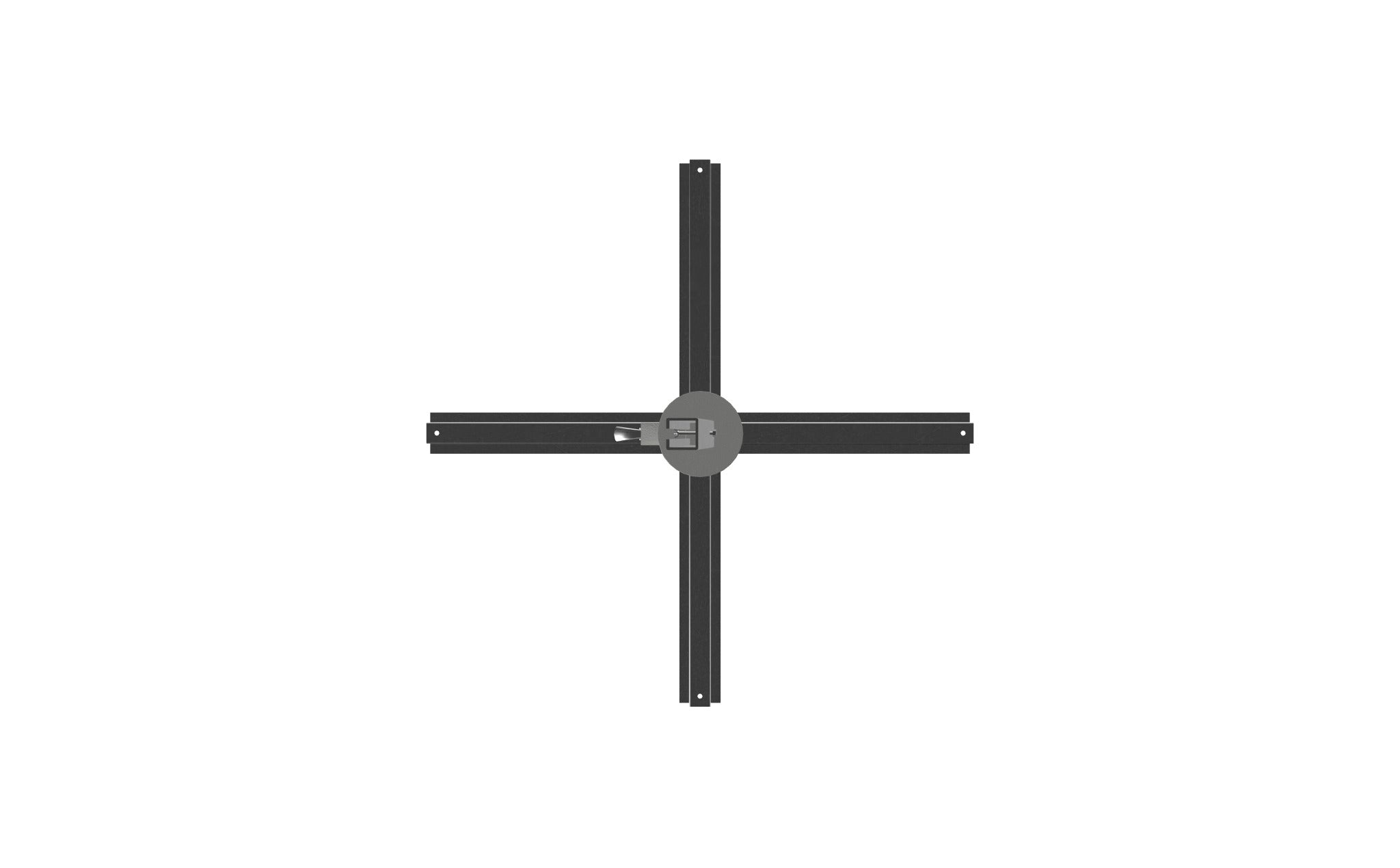 Korsfot utan betong med rotator 105 x 105 cm, 12 kg