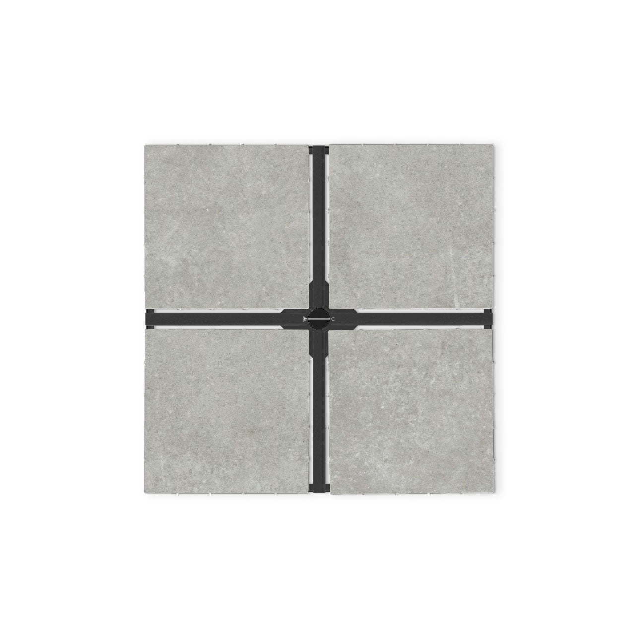 Korsfot med betong 109 x 109 cm, 173 kg